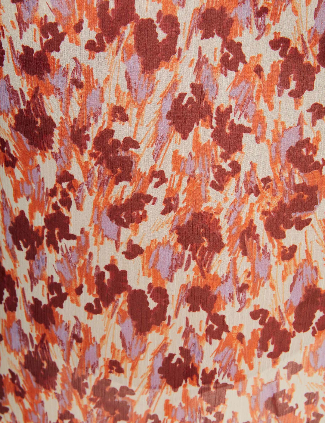 Blouse sans manches imprimé abstrait