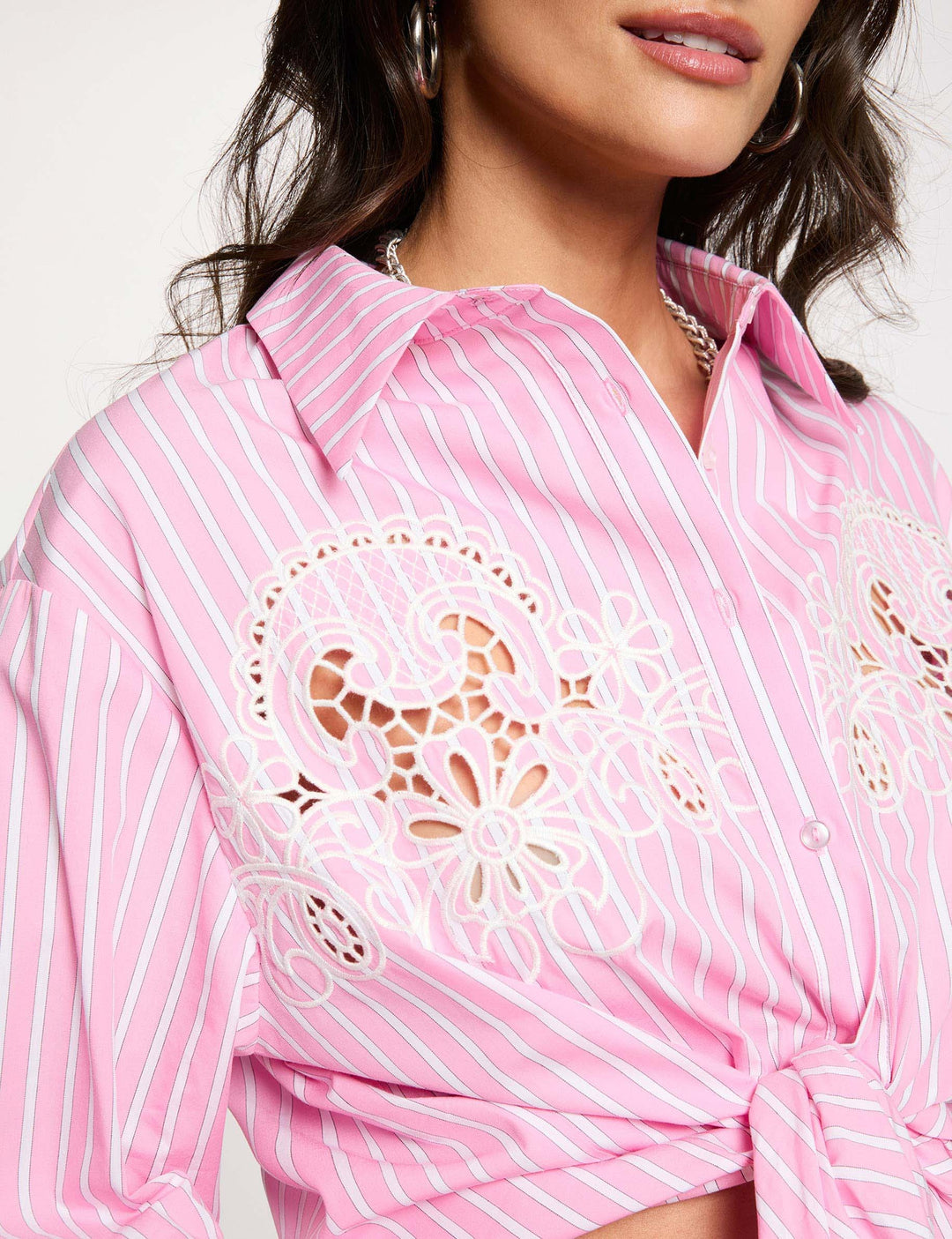 Chemise oversize à rayures