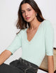 Pull col en V