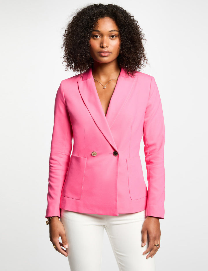 Blazer cintré boutonné