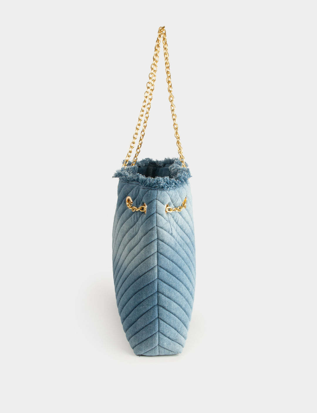Sac en jean matelassé