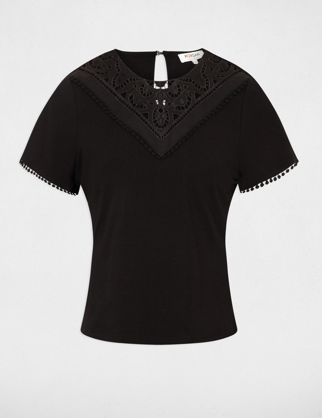 T-shirt manches courtes brodé