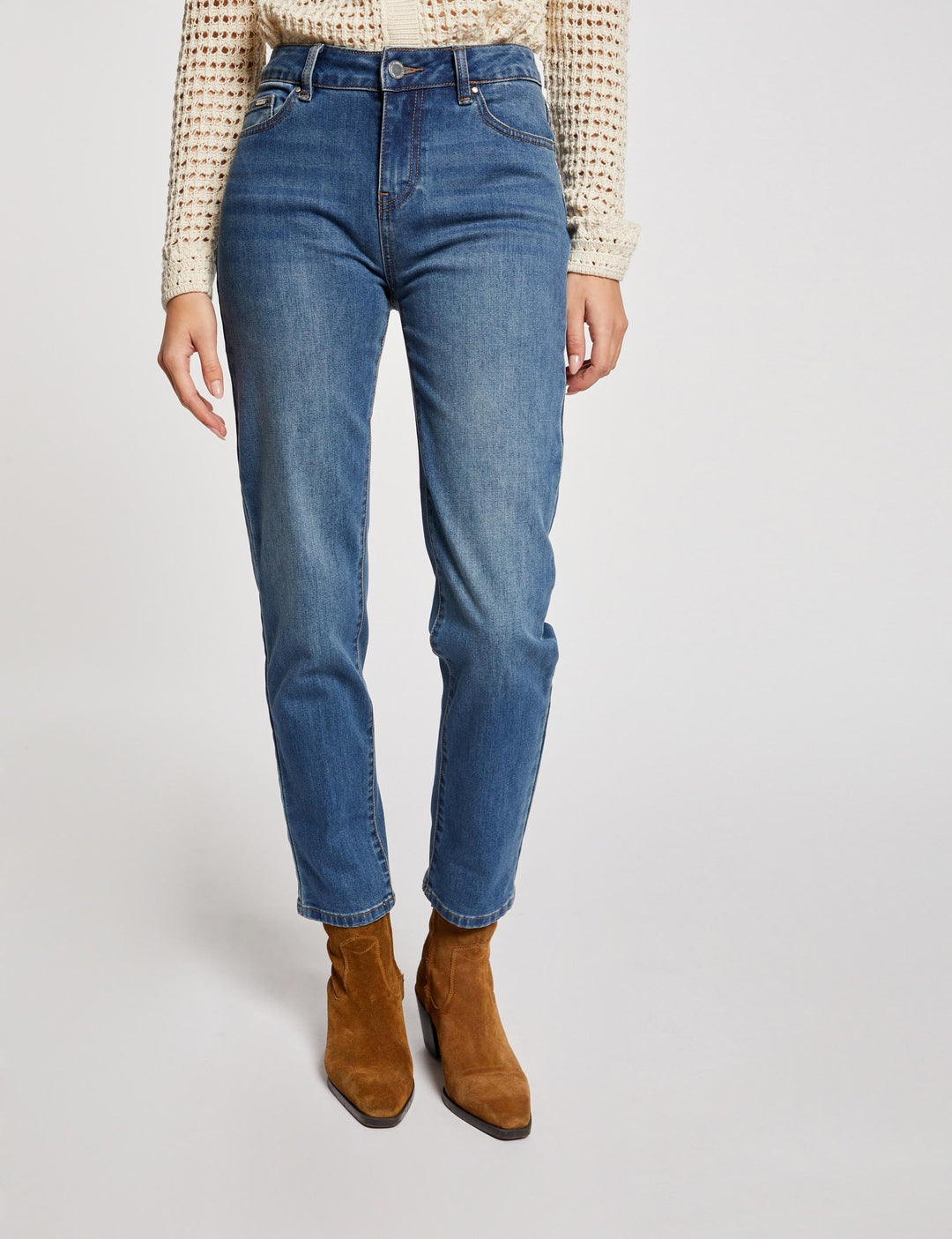 Jeans droit 7/8ème
