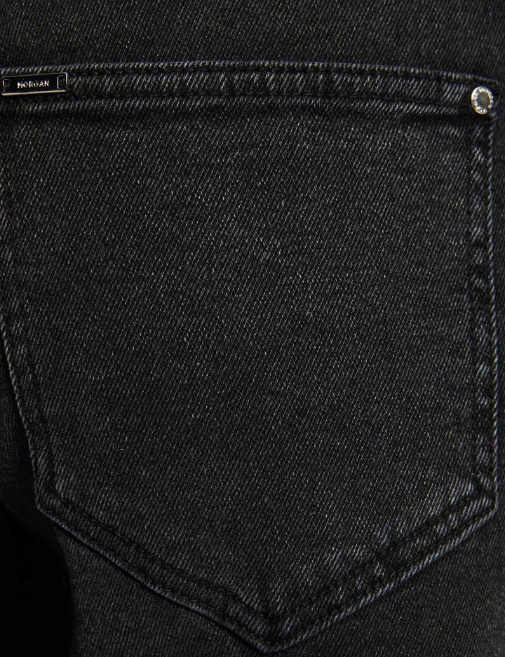 Jean large taille haute