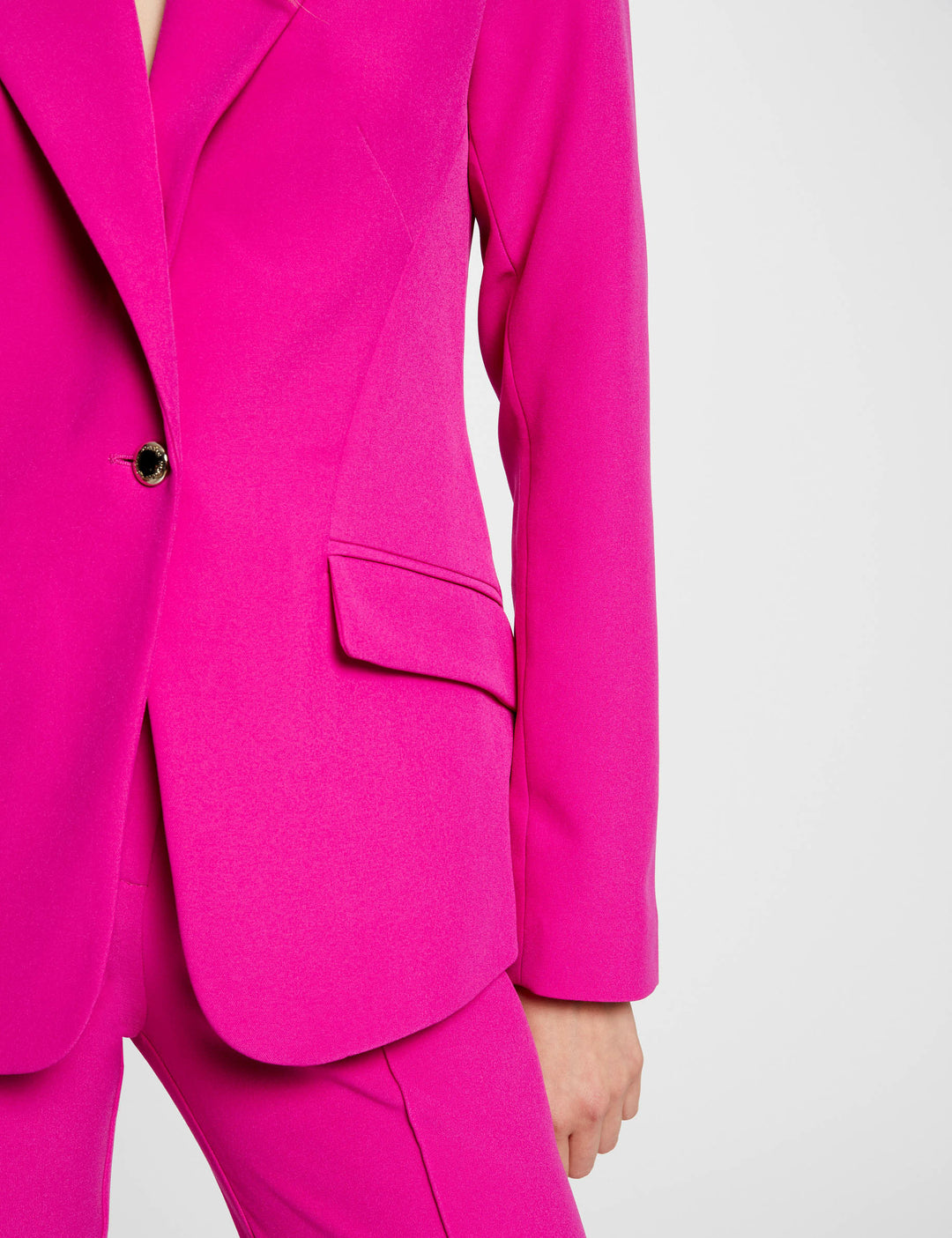 Blazer droit manches longues