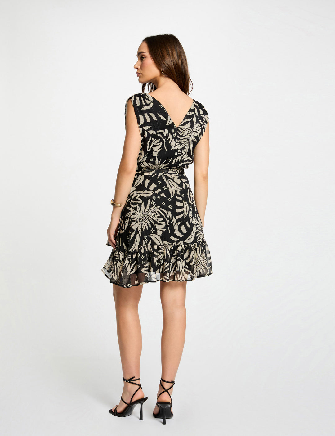 Robe portefeuille imprimée