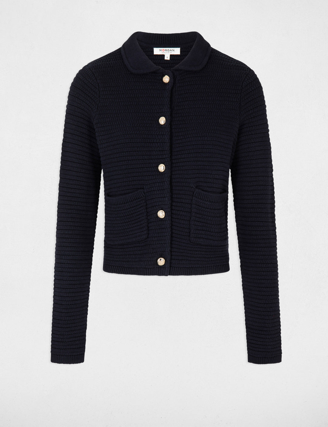 Gilet manches longues boutonné