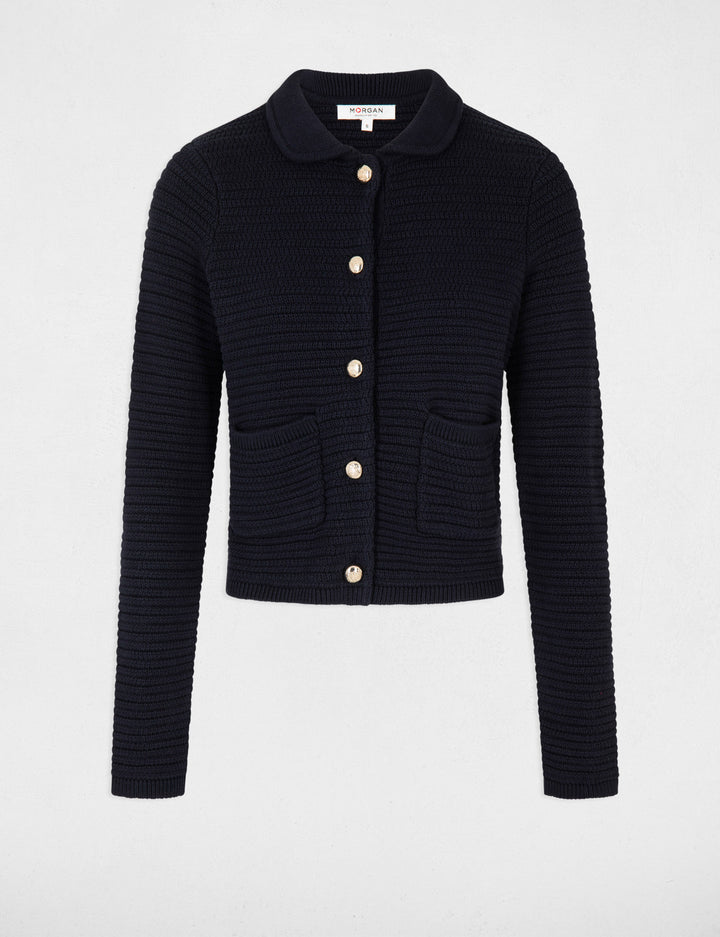 Gilet manches longues boutonné