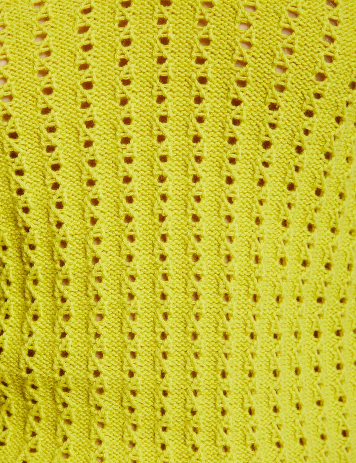 Pull manches courtes ajouré