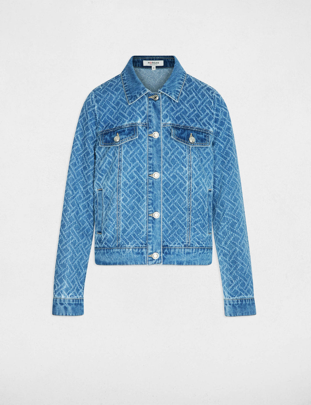 Veste jacquard chevron