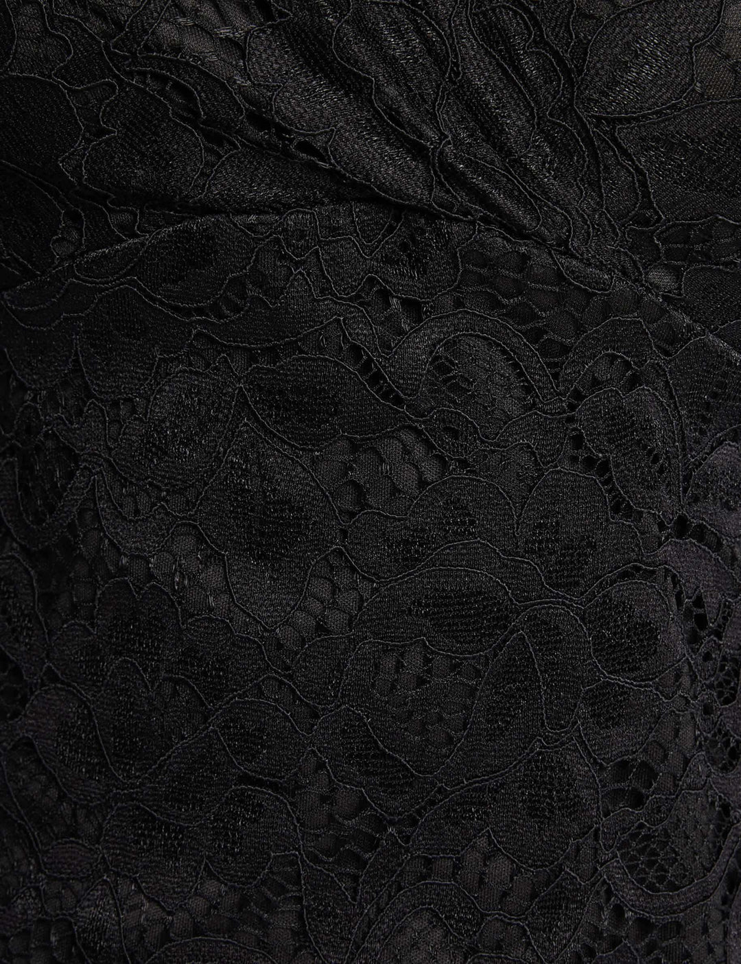 Robe dentelle col v