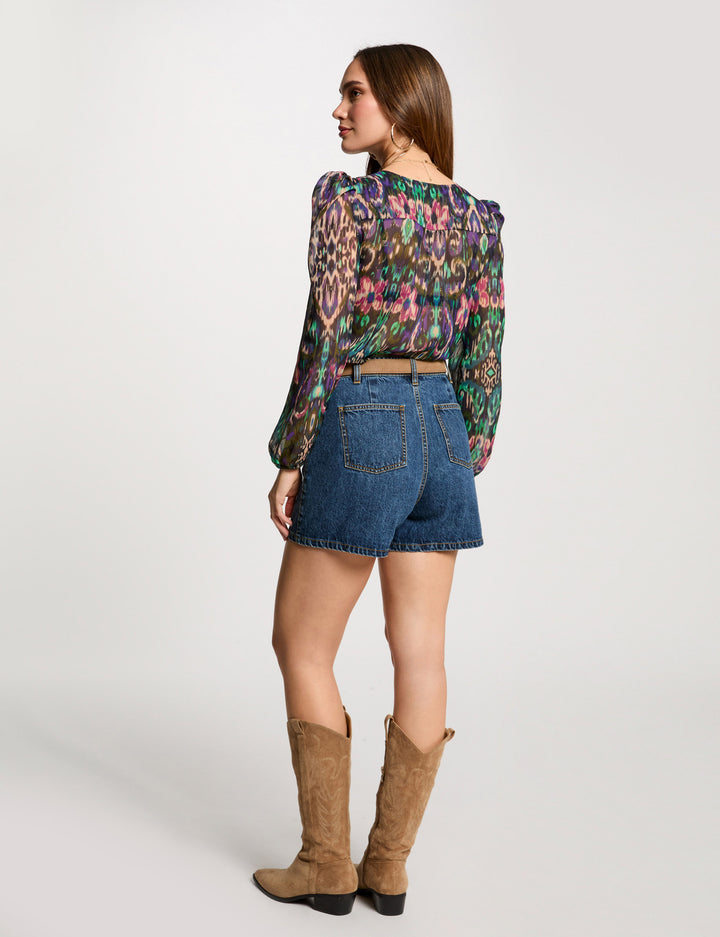 Blouse manches longues