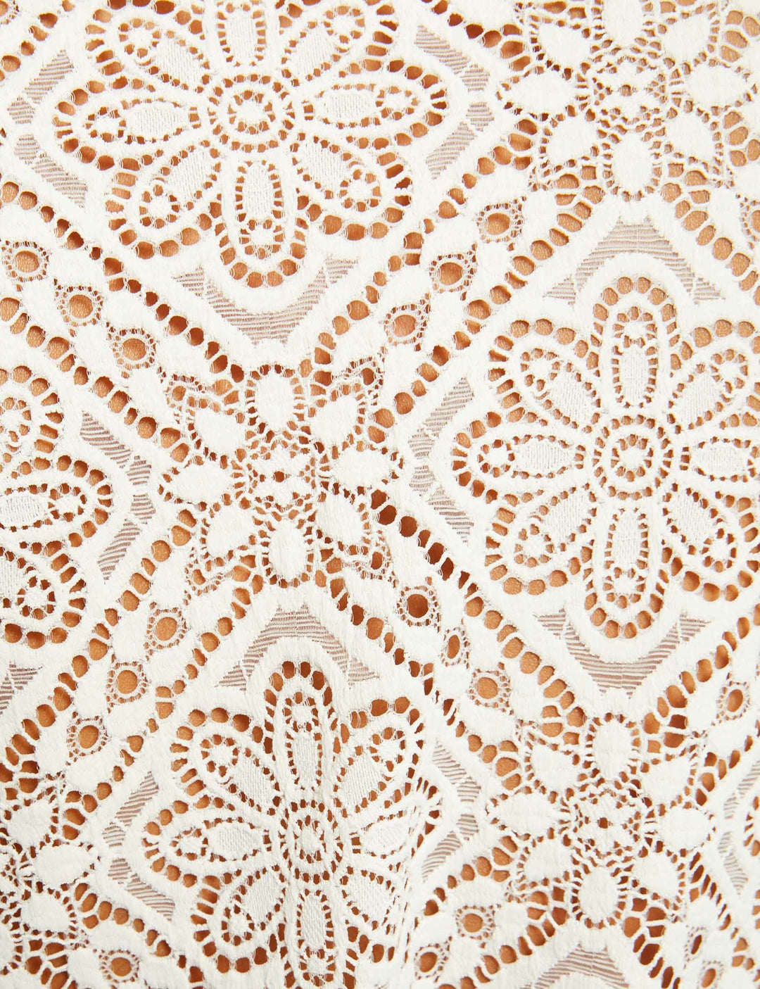 T-shirt manches longues en dentelle