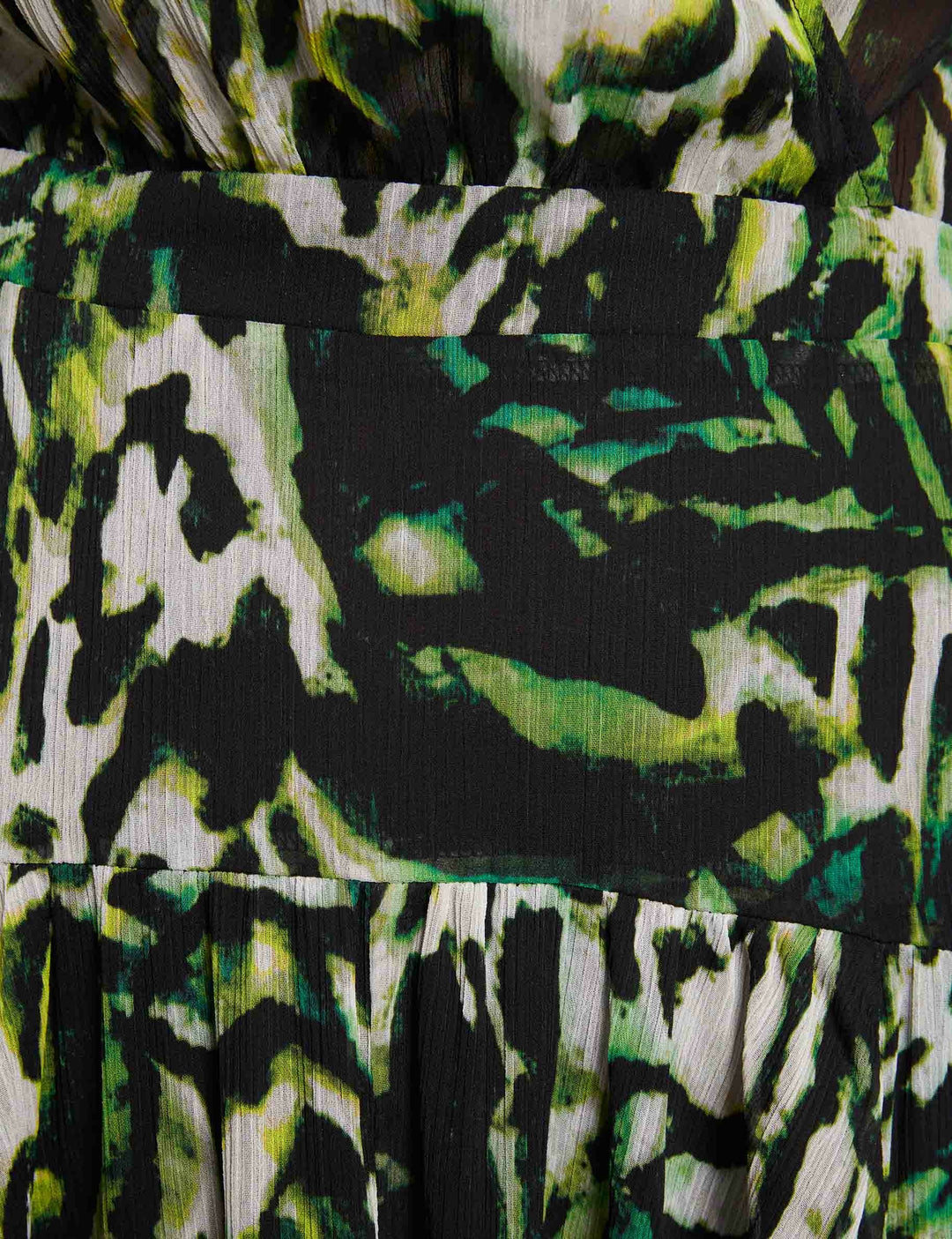 Robe longue fluide imprimée