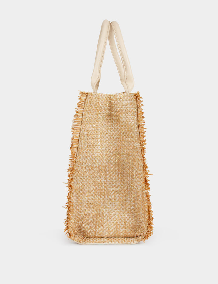 Sac cabas tressé