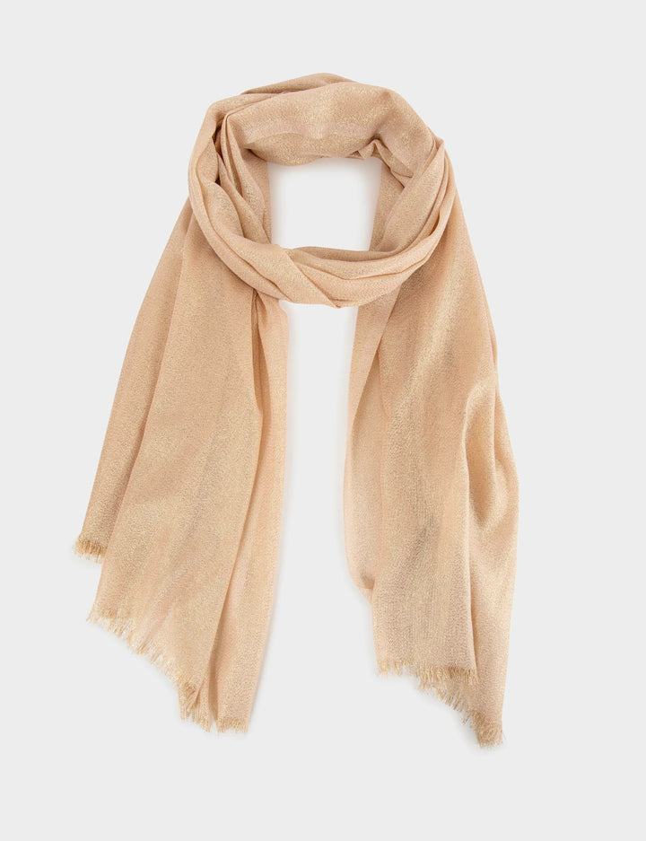 Foulard avec fils métallisés