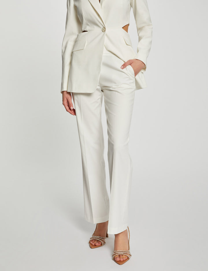 Pantalon ajusté à  pinces