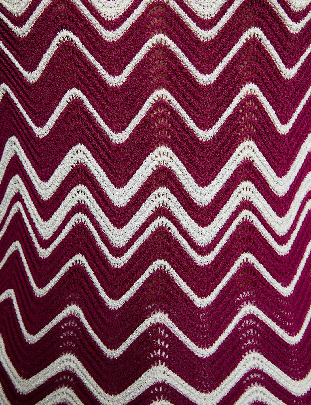 Top en maille imprimé