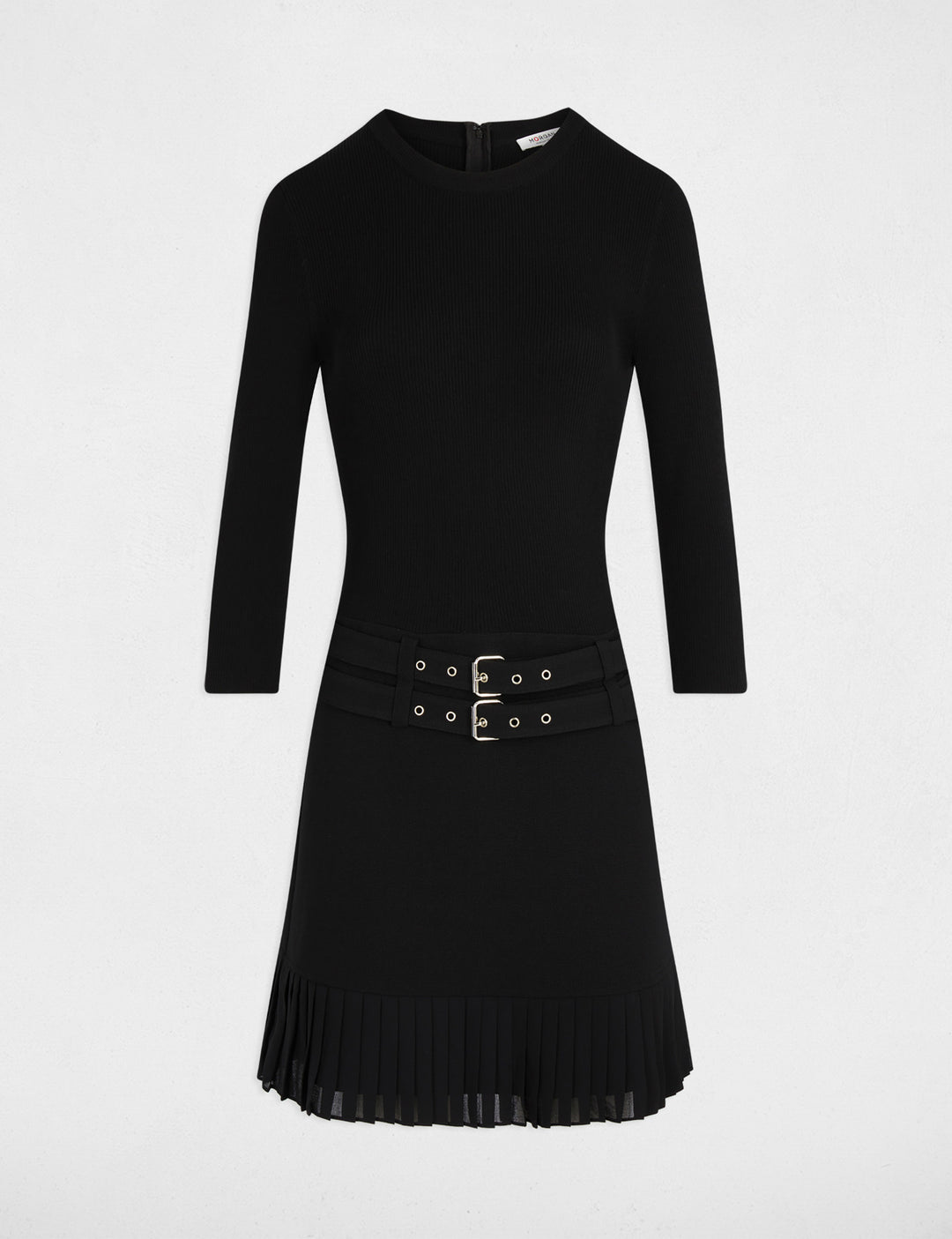Robe courte plissée