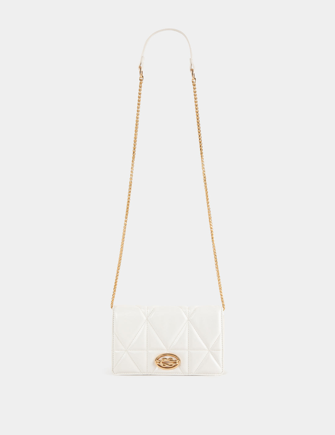 Sac pochette matelassé en bandoulière