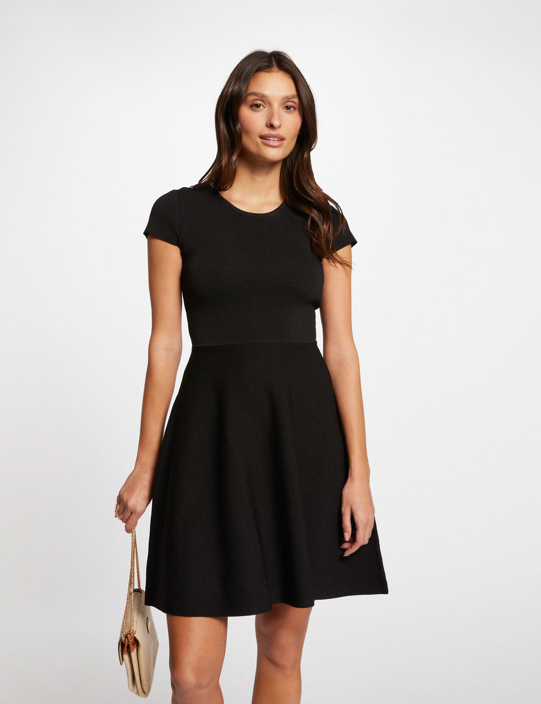 Robe tricot courte patineuse