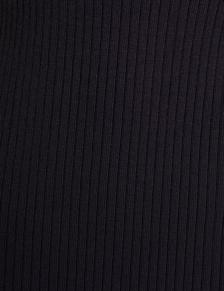 Robe tricot midi ajustée