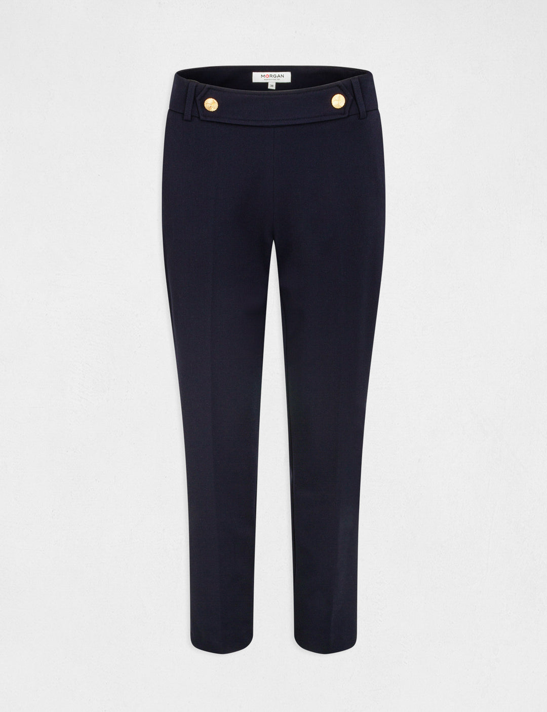 Pantalon tailleur ajusté 7/8ème