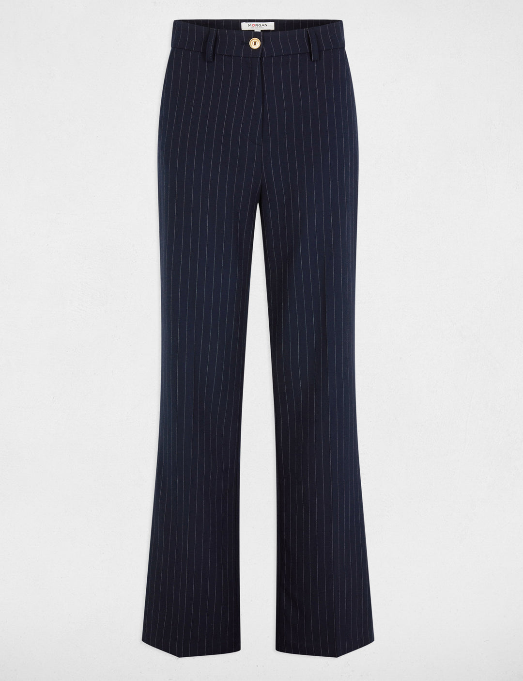 Pantalon flare à  rayures