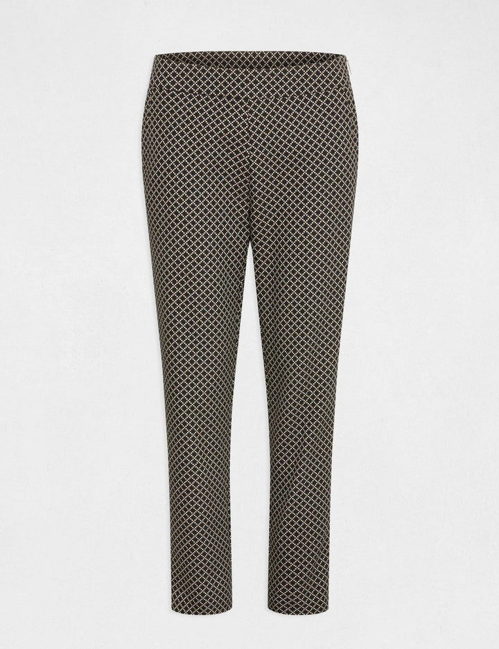 Pantalon cigarette 7/8ème imprimé