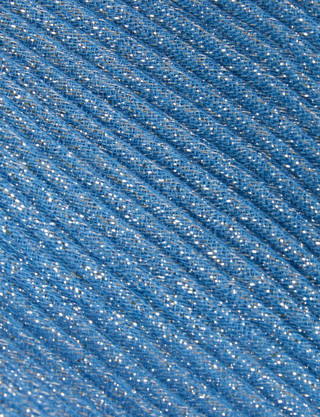 Foulard plissé fils métallisés