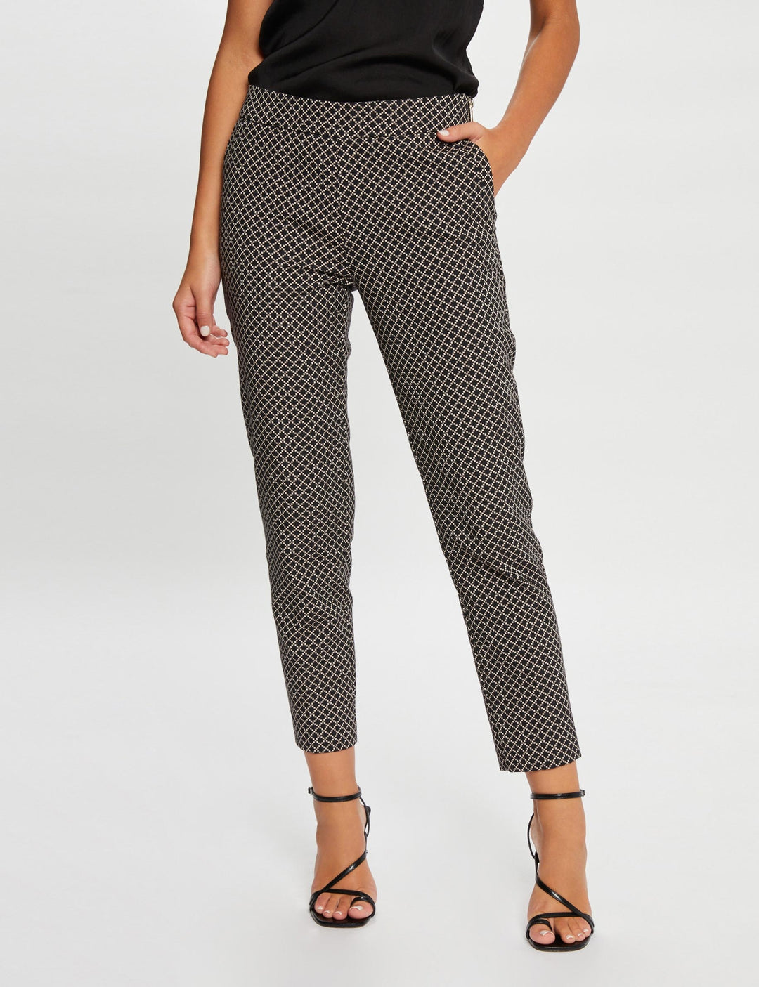 Pantalon cigarette 7/8ème imprimé