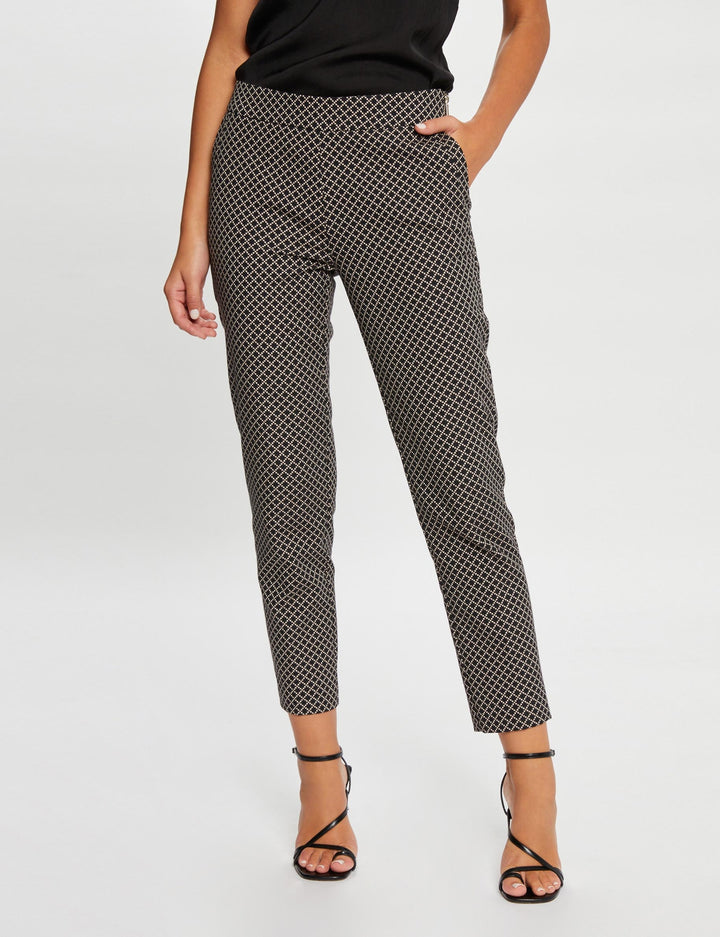 Pantalon cigarette 7/8ème imprimé