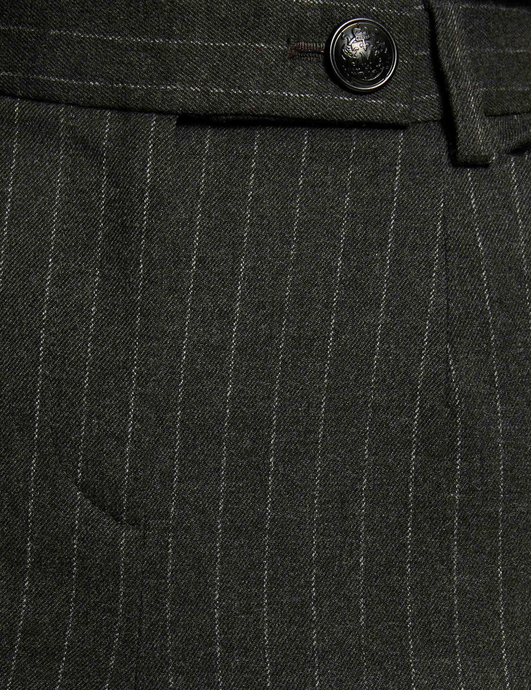 Pantalon large rayé