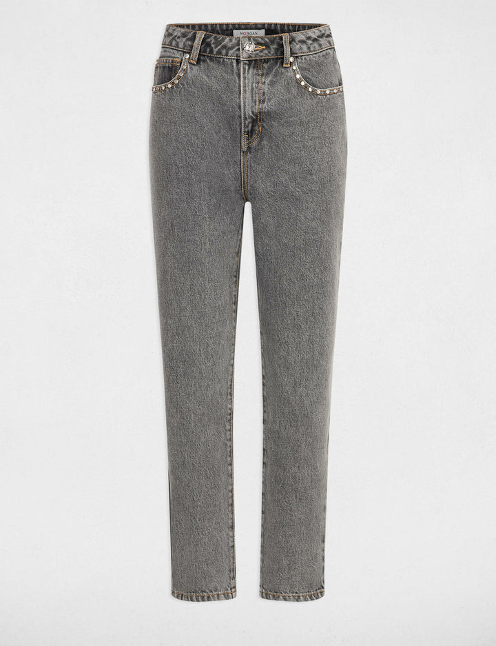 Jeans droit 7/8ème