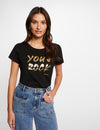 T-shirt à  inscription