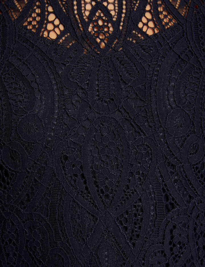 T-shirt manches longues à  dentelle