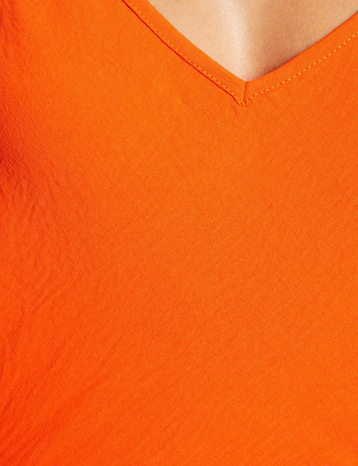 Blouse bretelles fines à  col en V
