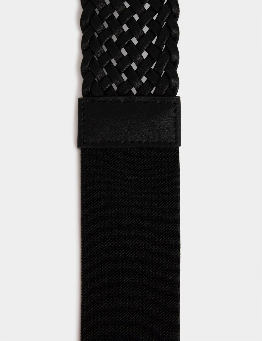 Ceinture élastiquée tressée