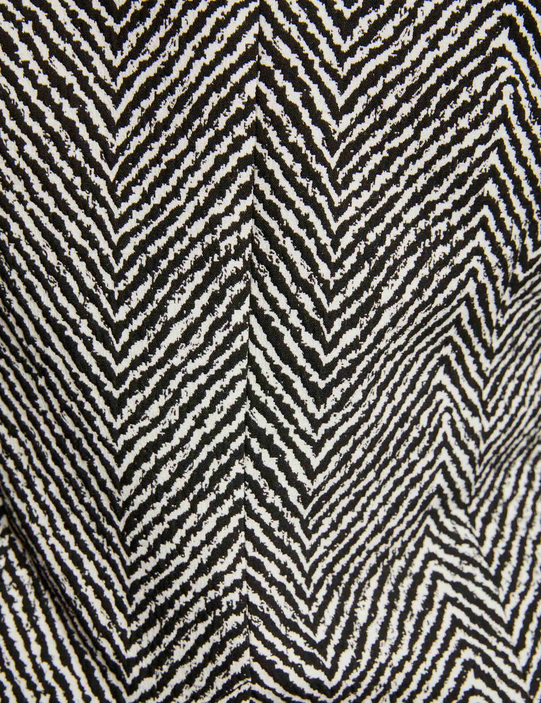 Blazer cintré imprimé chevron