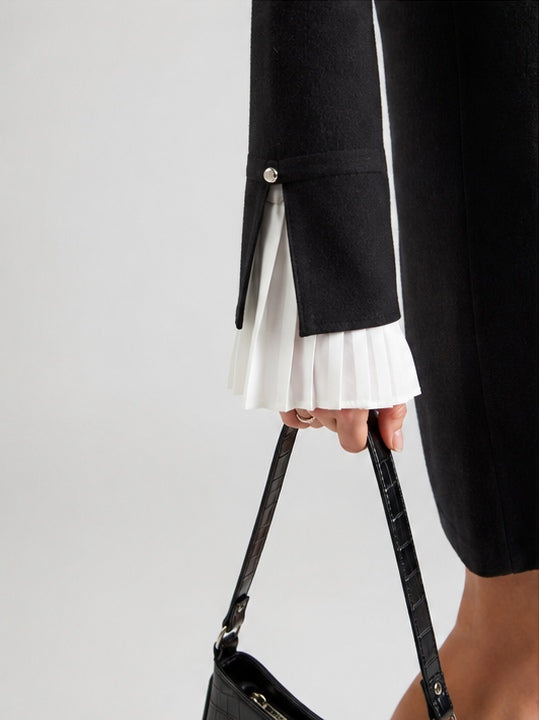 Robe courte à manches longues
